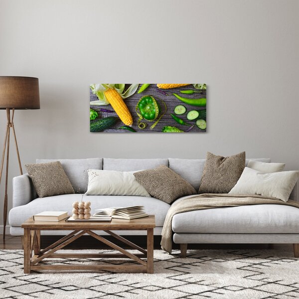 Obraz so zeleninou (120x50 cm)