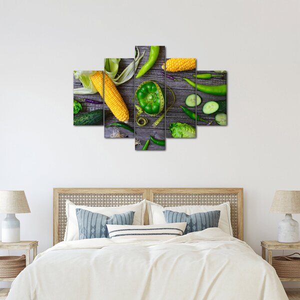 Obraz so zeleninou (150x105 cm)