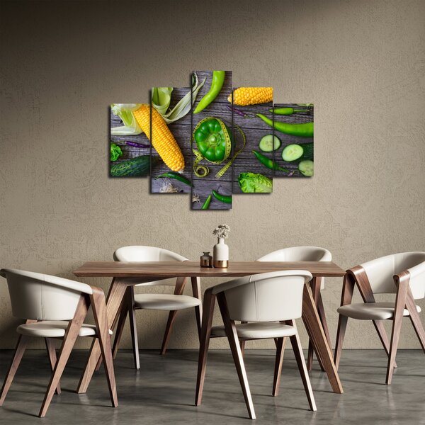 Obraz so zeleninou (150x105 cm)