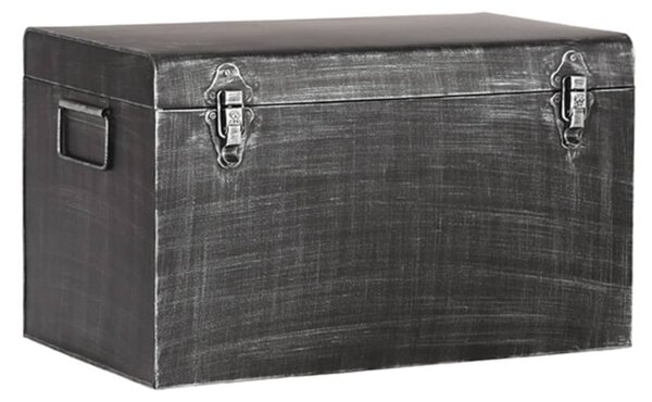 LABEL51 Úložný box Vintage 40x20x25 cm M starožitný čierny