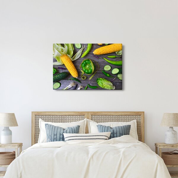 Obraz so zeleninou (90x60 cm)