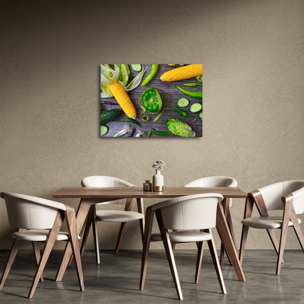 Obraz so zeleninou (70x50 cm)