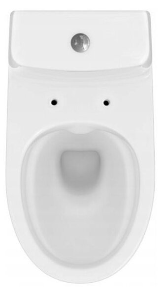 Cersanit Moduo CleanOn, kombi wc so splachovaním 3/5l + sedátko z duroplastu, biela, K116-030