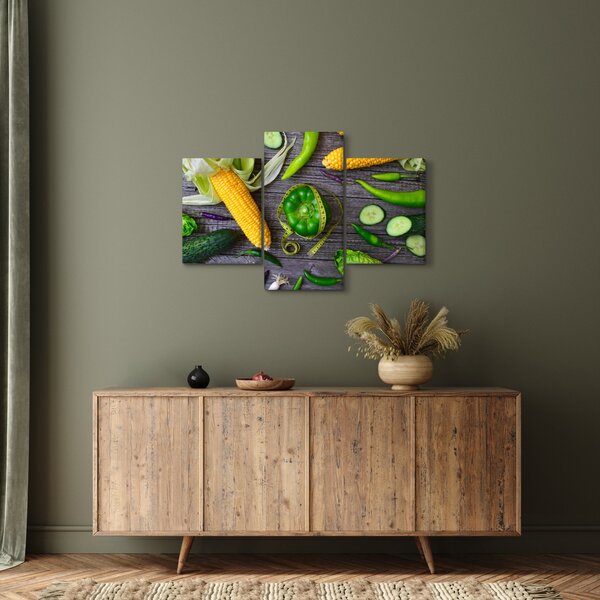 Obraz so zeleninou (90x60 cm)