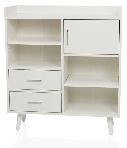 KOMODA, biela, 80/90/30 cm MID.YOU - Komody, Online Only