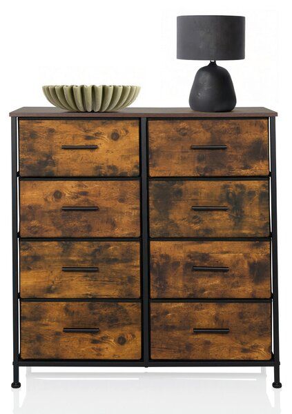 KOMODA, farba duba, 80/82/30 cm MID.YOU - Komody, Online Only