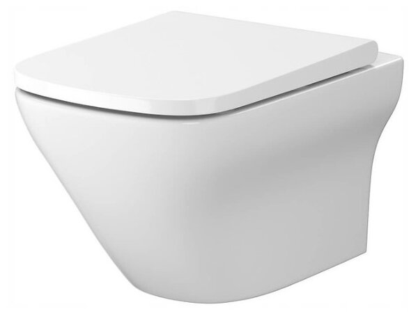 Cersanit Larga Square CleanOn, závesná wc misa bez sedátka, biela, K120-004