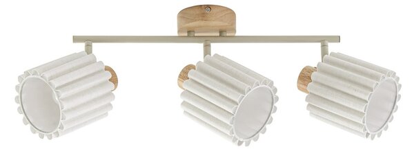 Stropné Lampa Lindby, Shiloh, stmievateľné, Drevo, Obývacia izba, Tkanina / Textil, Moderný