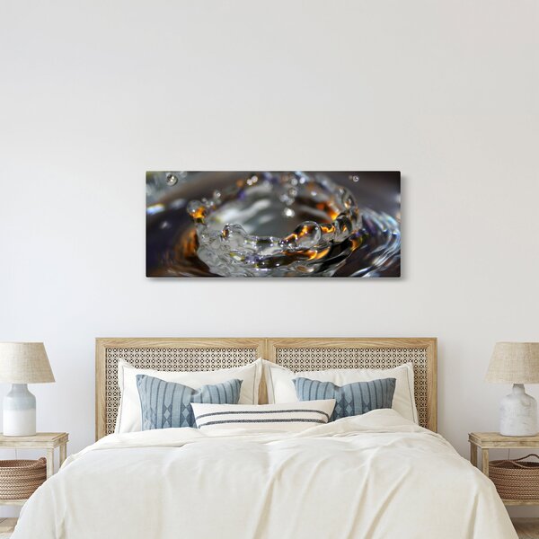Obraz náramku z kvapiek vody (120x50 cm)