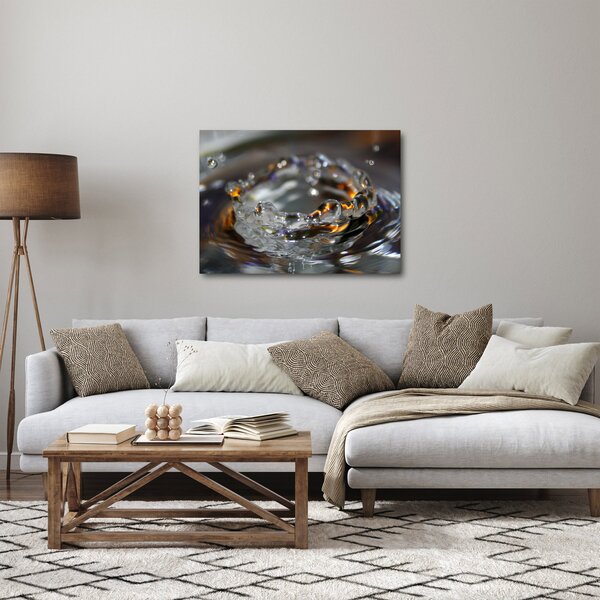 Obraz náramku z kvapiek vody (70x50 cm)