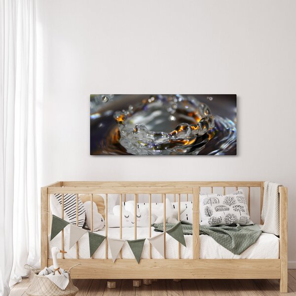 Obraz náramku z kvapiek vody (120x50 cm)