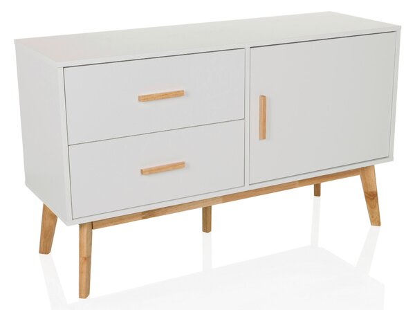 ŠIROKÁ KOMODA, biela, 120/72/40 cm MID.YOU - Online Only drobný nábytok, Online Only