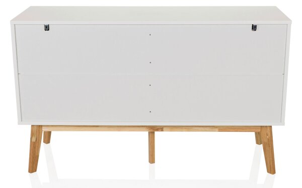 ŠIROKÁ KOMODA, biela, 120/72/40 cm MID.YOU - Online Only drobný nábytok, Online Only