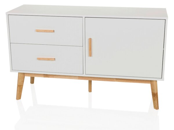 ŠIROKÁ KOMODA, biela, 120/72/40 cm MID.YOU - Online Only drobný nábytok, Online Only