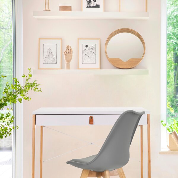 PÍSACÍ STÔL, biela, 80/75/42 cm MID.YOU - Online Only kancelárie, Online Only