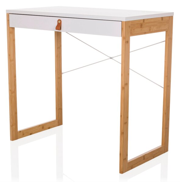 PÍSACÍ STÔL, biela, 80/75/42 cm MID.YOU - Online Only kancelárie, Online Only