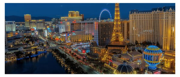 Obraz - Las Vegas (120x50 cm)