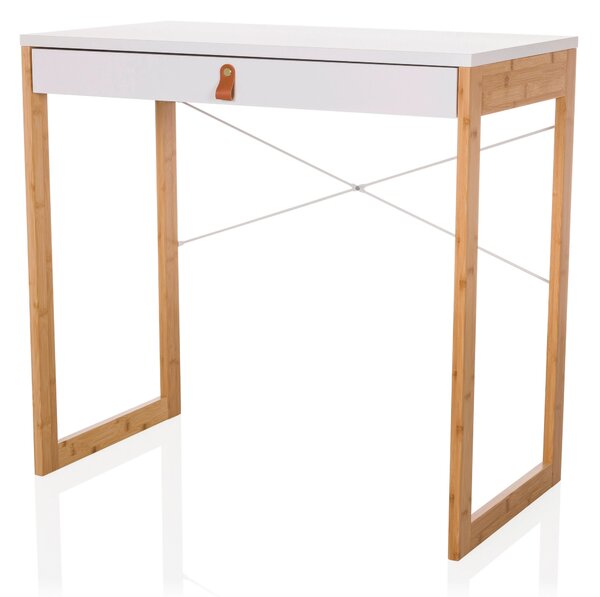 PÍSACÍ STÔL, biela, 80/75/42 cm MID.YOU - Online Only kancelárie, Online Only