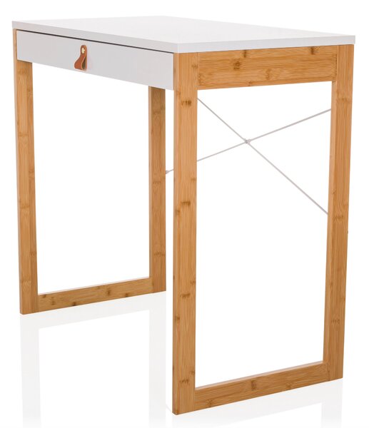 PÍSACÍ STÔL, biela, 80/75/42 cm MID.YOU - Online Only kancelárie, Online Only