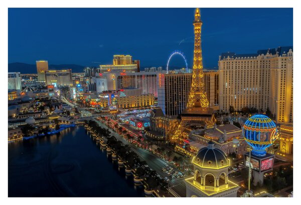 Obraz - Las Vegas (90x60 cm)