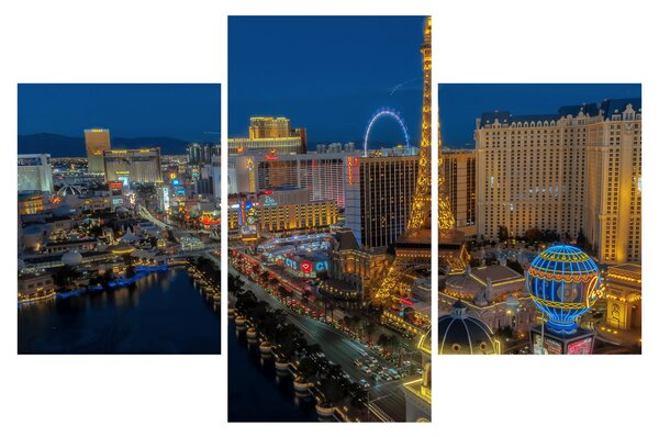 Obraz - Las Vegas (90x60 cm)