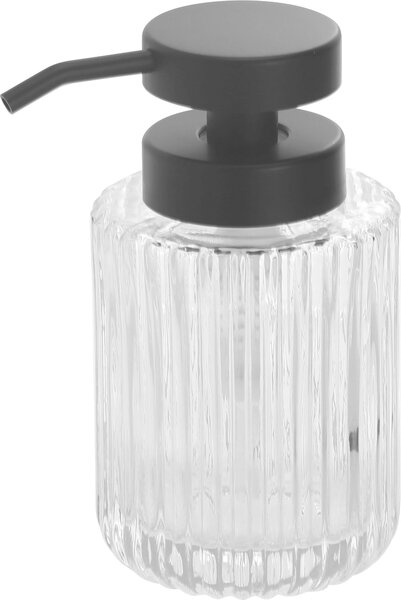 DÁVKOVAČ MYDLA číra, čierna Homeware - Kúpeľňové doplnky