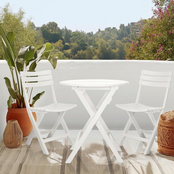 SKLADACÍ ZÁHRADNÝ STÔL, plast, 62/70/62 cm Gardenson - Online Only záhrada, Online Only