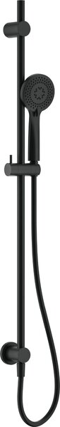 Deante Arnika, sprchový stĺp 95cm s podomietkovým pripojením a 3-funkčnou ručnou hlavicou a sprchovou hadicou 150cm, čierna, NQA_N61K