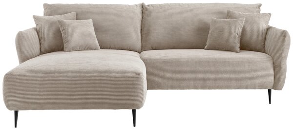 ROHOVÁ SEDAČKA, textil, béžová P & B - Sedačky, Online Only