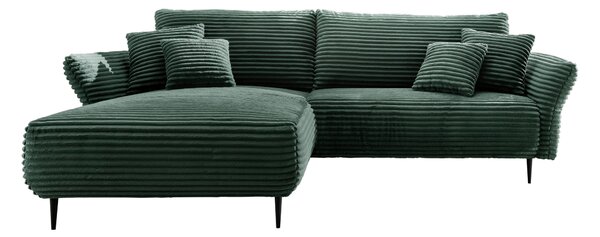 ROHOVÁ SEDAČKA, textil, tmavozelená P & B - Sedačky, Online Only