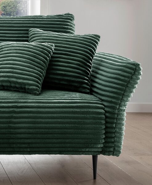 ROHOVÁ SEDAČKA, textil, tmavozelená P & B - Sedačky, Online Only