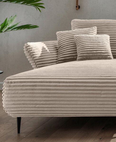 ROHOVÁ SEDAČKA, textil, cappuccino P & B - Sedačky, Online Only