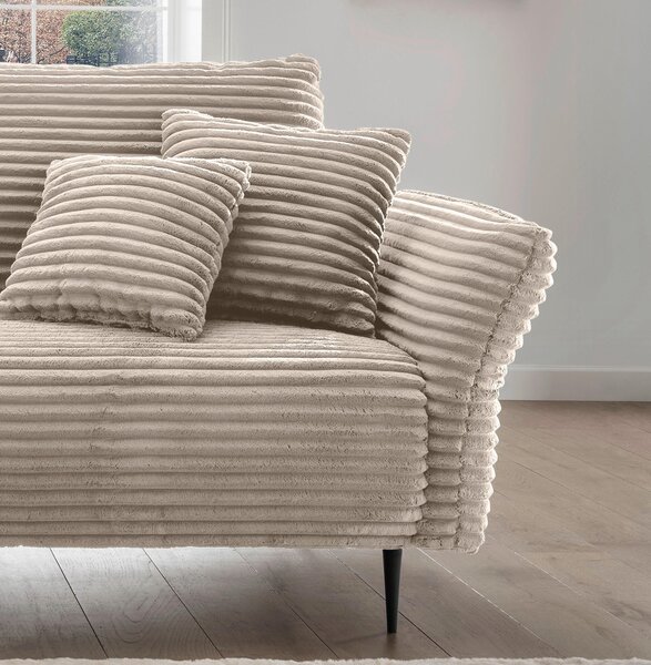 ROHOVÁ SEDAČKA, textil, cappuccino P & B - Sedačky, Online Only