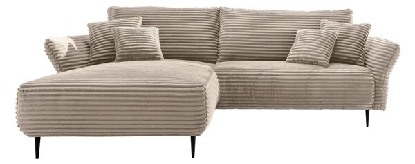 ROHOVÁ SEDAČKA, textil, cappuccino P & B - Sedačky, Online Only