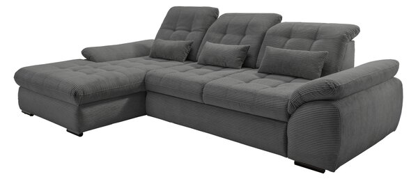 ROHOVÁ SEDAČKA, textil, sivá Livetastic - Sedačky, Online Only