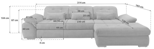 ROHOVÁ SEDAČKA, textil, tmavozelená Livetastic - Sedačky, Online Only