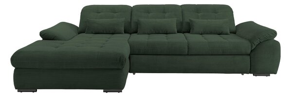 ROHOVÁ SEDAČKA, textil, tmavozelená Livetastic - Sedačky, Online Only