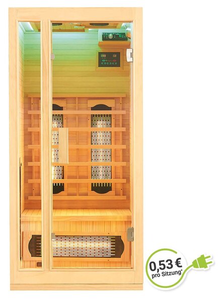 Infračervená sauna Nyborg S90V s plnospektrálnymi žiaričmi