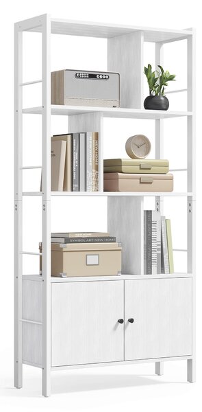 REGÁL, biela, farba javora, oceľ, 74/154,5/30 cm Boxxx - Regály, Online Only