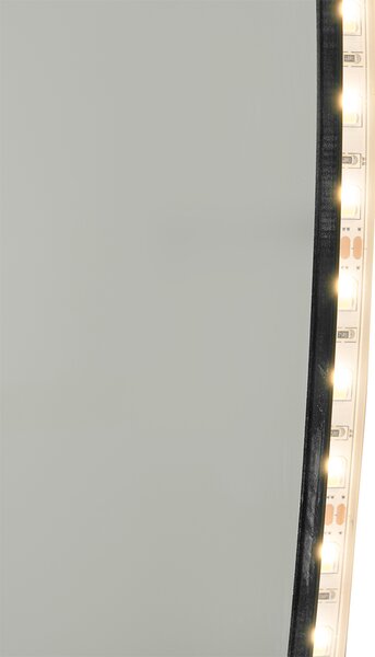 Kúpeľňové zrkadlo 80 cm vrátane LED 3-stupňové stmievateľné s dotykom - Biba