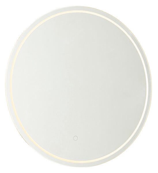 Moderné kúpeľňové zrkadlo 60 cm vrátane LED a dotykového stmievača - Sebas