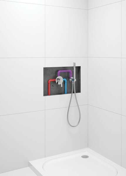 Deante Deante, PVC sprchová hadica 150cm, strieborná, NDA_351W