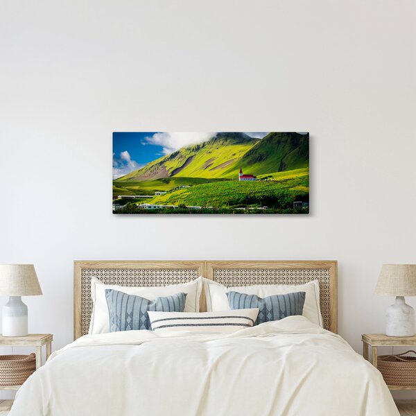 Obraz horskej krajiny (120x50 cm)