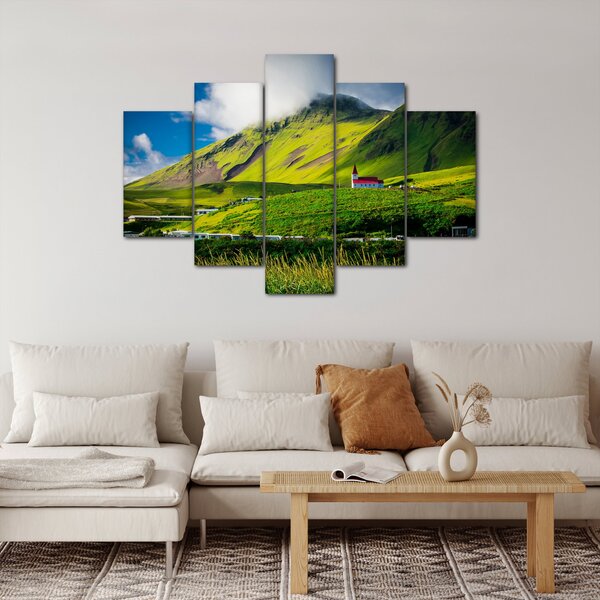 Obraz horskej krajiny (150x105 cm)