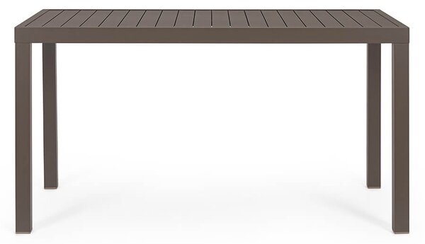 MUZZA Záhradný stôl linde 130 x 68 cm hnedý