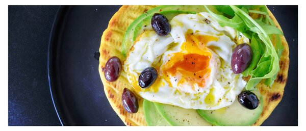 Obraz zdravej palacinky (120x50 cm)