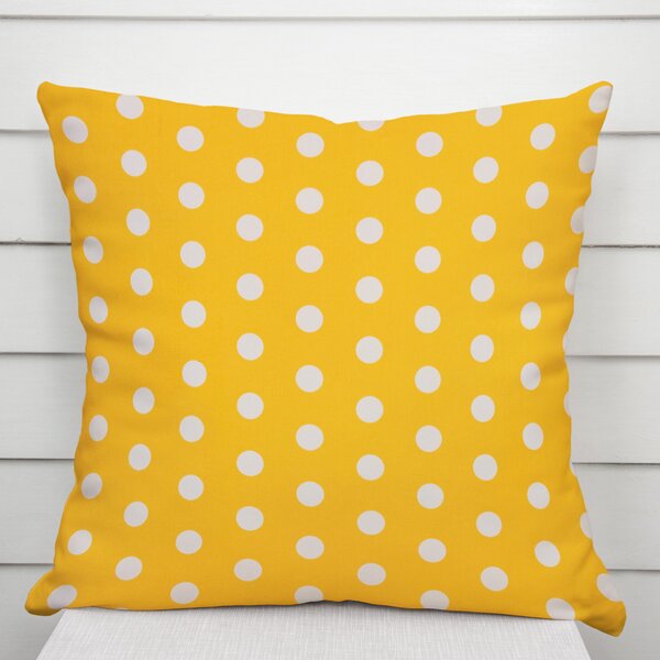 Biante Bavlnená obliečka na vankúš Sandra SA-598 Biele bodky na žltom 30 x 50 cm