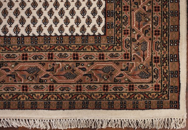 ORIENTÁLNY KOBEREC, 90/160 cm hnedá, krémová Cazaris - Koberce