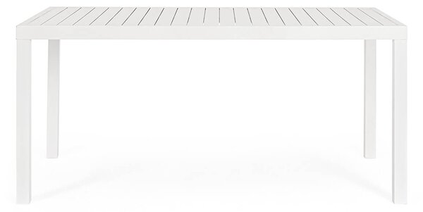 MUZZA Záhradný stôl linde 150 x 80 cm biely