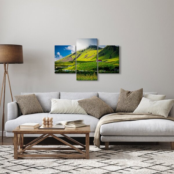 Obraz horskej krajiny (90x60 cm)